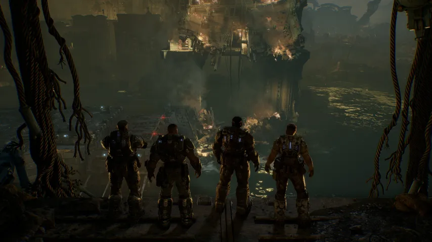 Gears of War: E-Day — мост имени Всеотцов, Акт 2