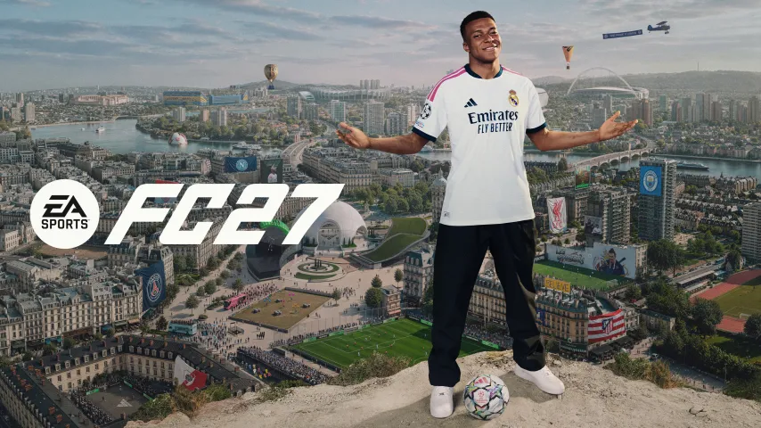EA Sports FC 27 - Обложка игры и Килиан Мбаппе