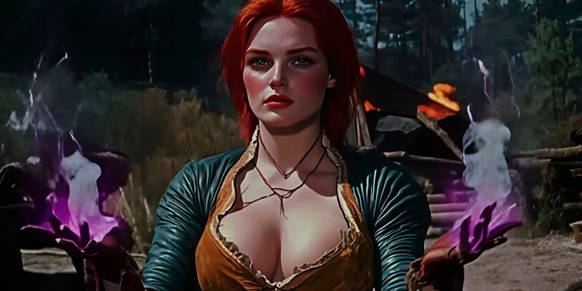 Нейросеть представила ретро-трейлер The Witcher 3 в стиле фэнтези 80-х