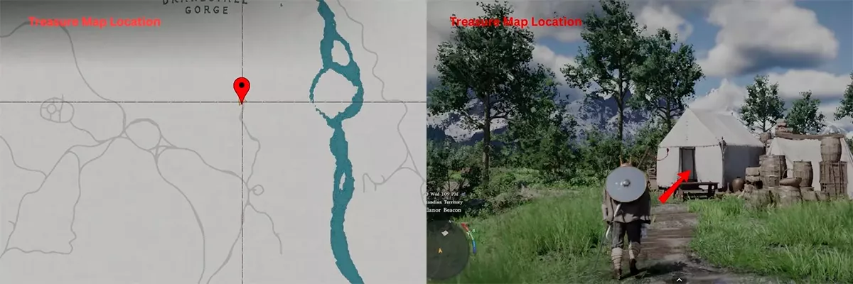 Crimson Desert — Скрытая карта сокровищ №1 (Hidden Treasure Map Piece 1)