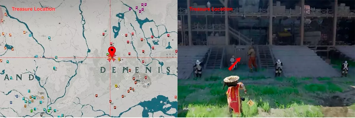 Crimson Desert — Скрытая карта сокровищ №1 (Hidden Treasure Map Piece 1)