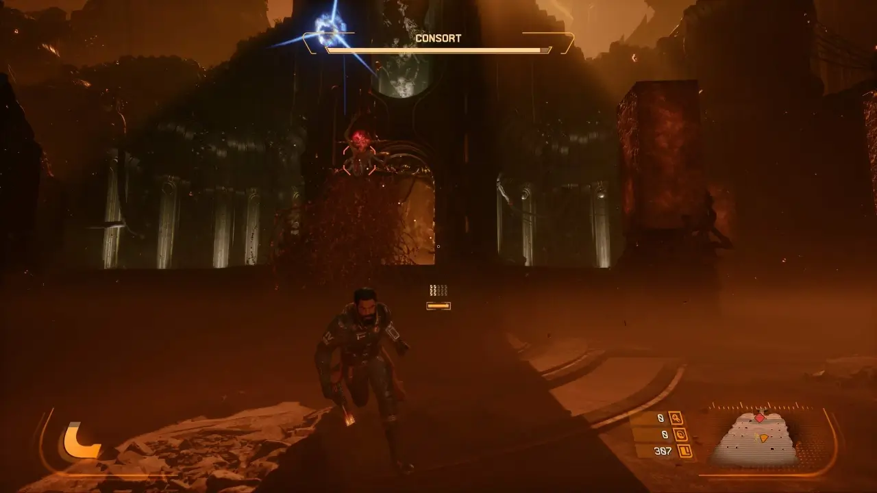 Saros: как победить босса Consort