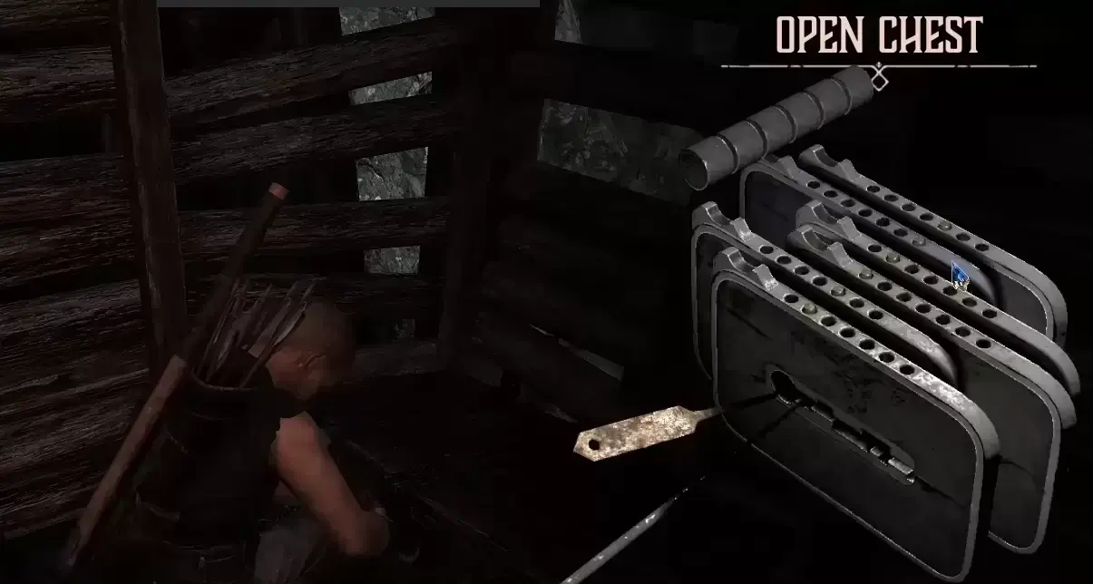 Процесс взлома сундука отмычкой в Gothic 1 Remake
