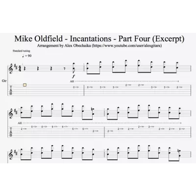 Incantation Mike oldfield - s - part four (excerpt)