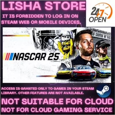NASCAR 25 Стим Оффлайн На 90 дней