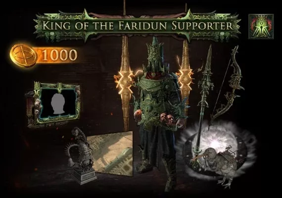 Path of Exile 2 King of the faridun supporter pack united states